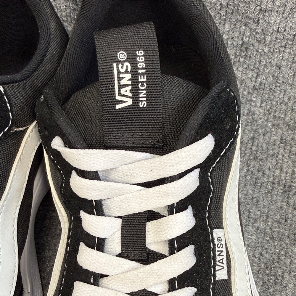 Vans Range EXP Black & White Men's Low-Top Sneakers Size 10.5 - Picture 7 of 12